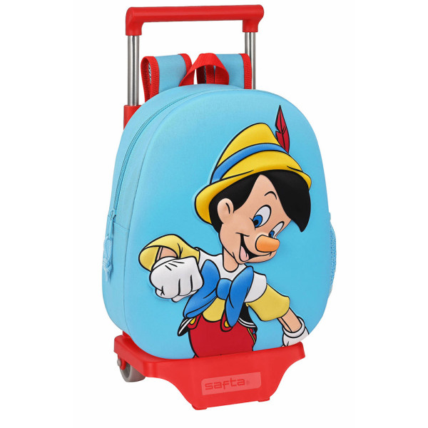 Mochila 3D Trolley con Ruedas Disney Pinocho Pinocchio