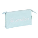 Estuche Portatodo Triple Benetton Fantasy