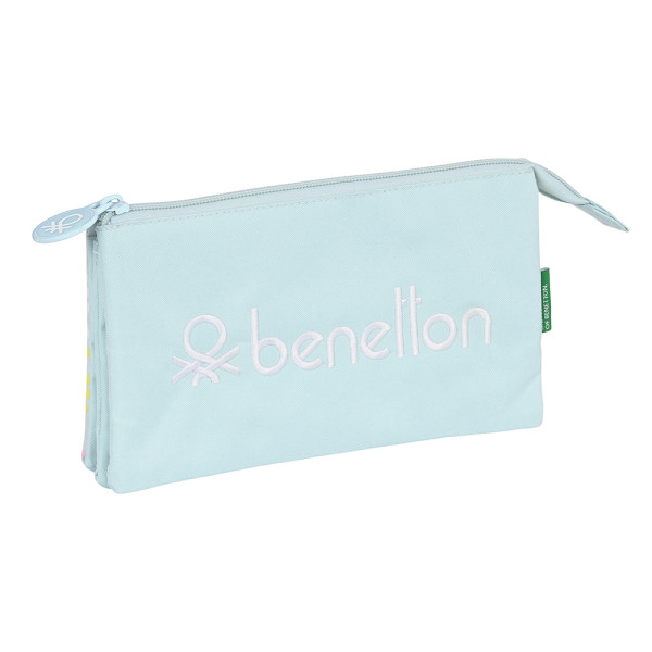 Estuche Portatodo Triple Benetton Fantasy