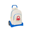 Mochila Trolley con Ruedas Evolution Benetton Topitos