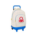 Mochila Trolley con Ruedas Compact Benetton Topitos