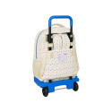 Mochila Trolley con Ruedas Compact Benetton Topitos