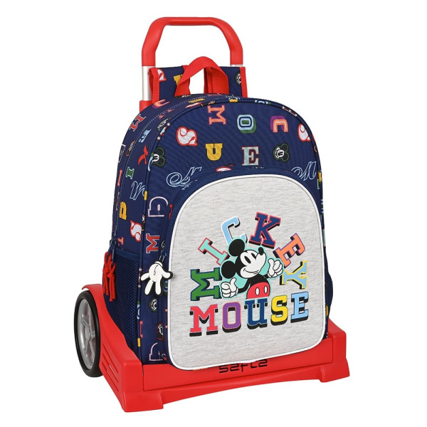 Mochila Trolley con Ruedas Evolution Mickey Mouse Only One