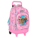 Mochila Trolley con Ruedas Compact LOL Surprise Glow Girl