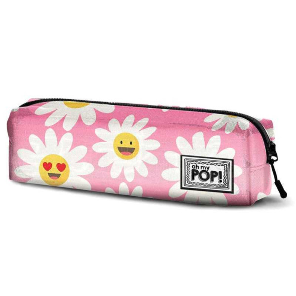 Estuche Portatodo Rectangular Oh My Pop! Happy Flower