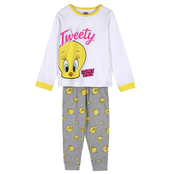 Pijama Manga Larga Looney Tunes Piolín Tweety Niña