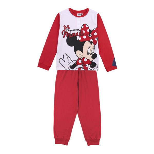 Pijama Manga Larga Minnie Mouse Its All About Rojo Niña