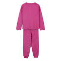 Pijama Manga Larga Minnie Mouse Lunares Fucsia Niña
