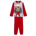 Pijama Manga Larga Avengers Wall Rojo Niño