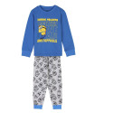 Pijama Manga Larga Minions Powered Azul Niño