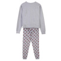 Pijama Manga Larga Minnie Mouse Outfit Of The Day Gris Mujer