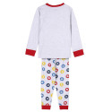 Pijama Manga Larga Patrulla Canina Friends Gris Claro y Rojo Niño
