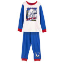 Pijama Manga Larga Sonic Game Over Azul Niño